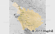 Satellite Map of Babil, desaturated