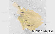 Satellite Map of Babil, lighten, desaturated
