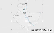Silver Style Map of Baghdad, single color outside