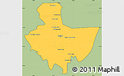 Savanna Style Simple Map of Baghdad, cropped outside