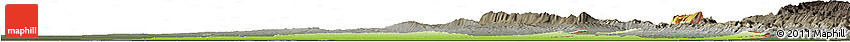 Physical Horizon Map of Diyala, darken, semi-desaturated