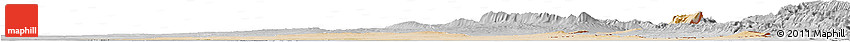 Satellite Horizon Map of Diyala, desaturated