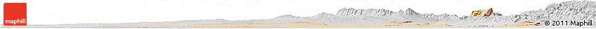 Satellite Horizon Map of Diyala, lighten, desaturated