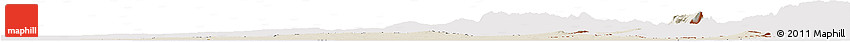 Shaded Relief Horizon Map of Diyala, cropped outside