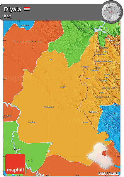 Political Map of Diyala