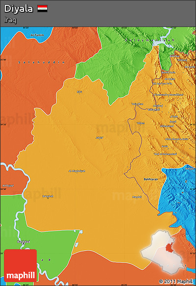 Political Map of Diyala