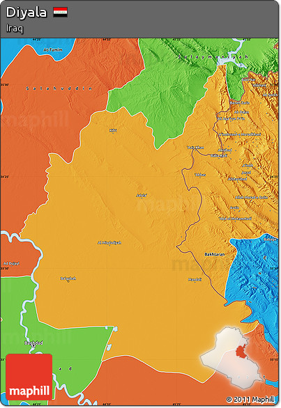 Political Map of Diyala