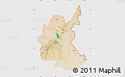 Satellite Map of Diyala, cropped outside