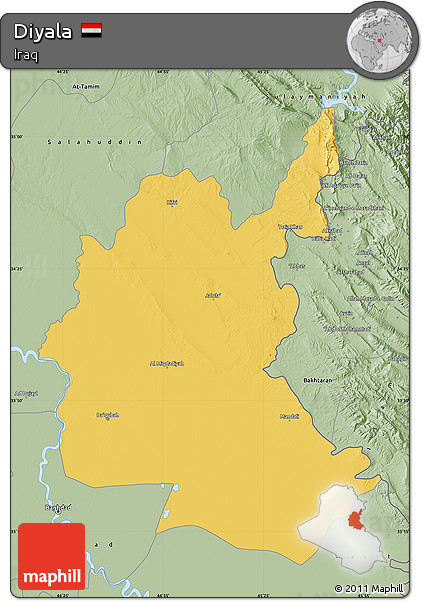Savanna Style Map of Diyala
