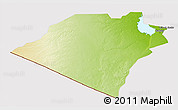 Physical 3D Map of Karbala, cropped outside