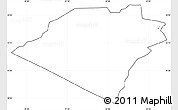 Blank Simple Map of Karbala, cropped outside, no labels