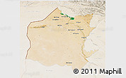 Satellite 3D Map of Neineva, lighten