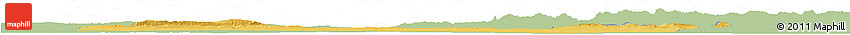 Savanna Style Horizon Map of Neineva, single color outside