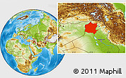 Physical Location Map of Neineva