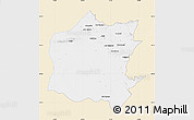 Classic Style Map of Neineva, single color outside