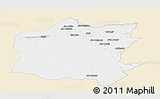 Classic Style Panoramic Map of Neineva, single color outside
