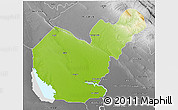 Physical 3D Map of Salahuddin, desaturated