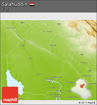 Physical 3D Map of Salahuddin