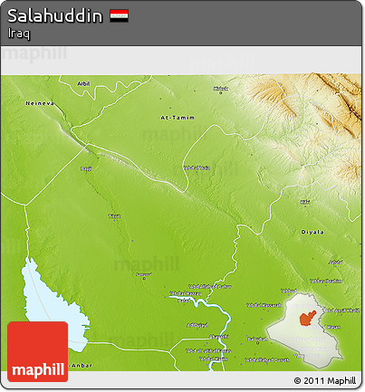 Physical 3D Map of Salahuddin