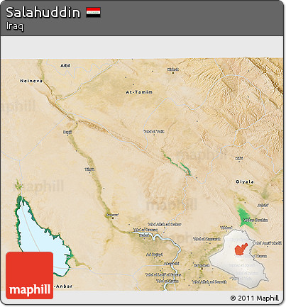 Satellite 3D Map of Salahuddin