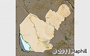 Satellite Map of Salahuddin, darken