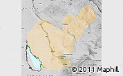 Satellite Map of Salahuddin, desaturated