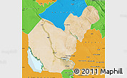 Satellite Map of Salahuddin, political outside
