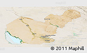 Satellite Panoramic Map of Salahuddin, lighten
