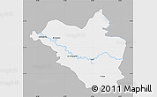Gray Map of Wasit, single color outside