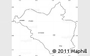 Blank Simple Map of Wasit, cropped outside