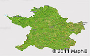 Satellite 3D Map of Meath, cropped outside