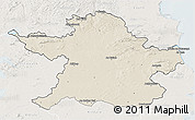 Shaded Relief 3D Map of Meath, lighten