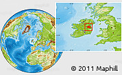 Physical Location Map of Meath
