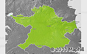 Physical Map of Meath, desaturated