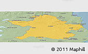 Savanna Style Panoramic Map of Meath