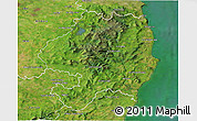 Satellite 3D Map of Wicklow