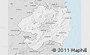 Silver Style 3D Map of Wicklow