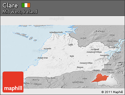 Gray 3D Map of Clare