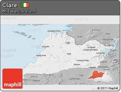 Gray 3D Map of Clare