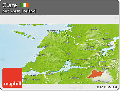 Physical 3D Map of Clare