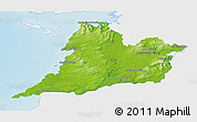 Physical 3D Map of Clare, single color outside