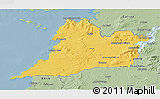 Savanna Style 3D Map of Clare