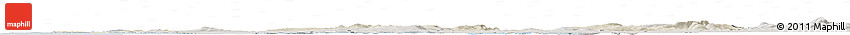 Shaded Relief Horizon Map of Clare, semi-desaturated
