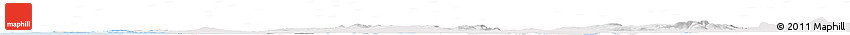 Silver Style Horizon Map of Clare, single color outside