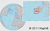 Gray Location Map of Clare