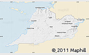Classic Style Map of Clare, single color outside