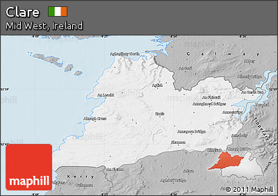 Gray Map of Clare