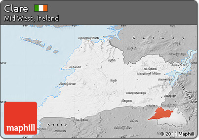 Gray Map of Clare