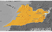 Political Map of Clare, darken, desaturated