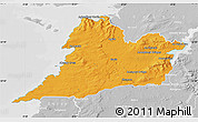 Political Map of Clare, lighten, desaturated